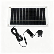10W 12V Solar Fountain Pump Kit with 3m DC Cable - pump overview view