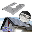 Solar panel grounding washer clip with a PV roof mounting application