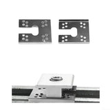 Two PV grounding washer clips with one fitted beneath mounting hardware