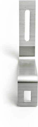 Solar panel mounting kit rail clamp and fastener detail
