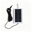 1W 5V white framed solar panel with DC5521 cable and carabiner