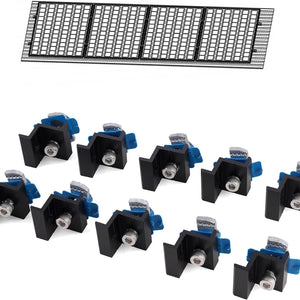 10 PCS Solar Panel End Clamps, 30/35mm