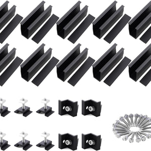 Solar Panel Mini Rail Kit for 4 Panels, 30/35mm