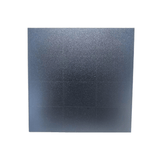 Square mini solar panel, front view with low-glare matte surface.