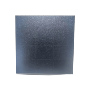 Square mini solar panel, front view with low-glare matte surface.