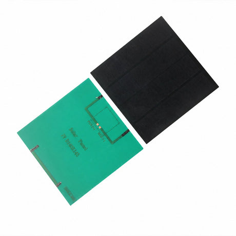 3W Mini Solar Panel, 6V, 145mm Monocrystalline - dark board pair view