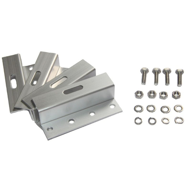 100mm Z-Bracket Solar Panel Mount Kit - RV/Caravan Mounting Set for 130W Panels
